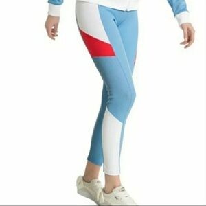 PUMA Retro Style Ribbed Color Block Leggings, Excellent condition